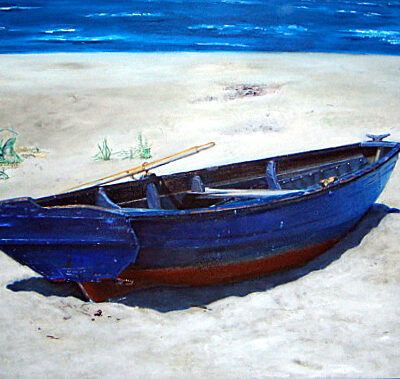 Blue Dory 18x24 Oil on Canvas