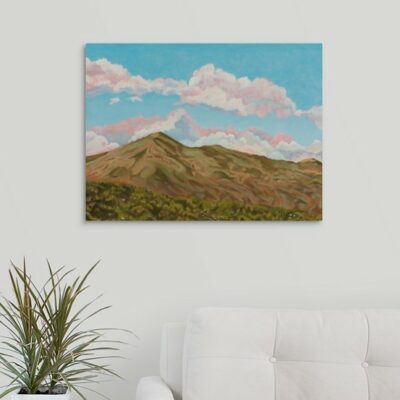 Sun over Mt Tamalpais - Original oil painting on wall over couch

18" x 24" x 5/8" original oil painting

Oil paint on canvas on wood stretcher bars

A blue sky filled with white clouds over a morning sunlit Mt Tamalpais landscape.

No need to frame

Image continued or painted on sides

Certificate of Authenticity included with purchase of original

All rights reserved by Nancy L. McLennon