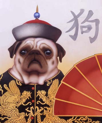Pug Pet Portrait – Chinese New Year