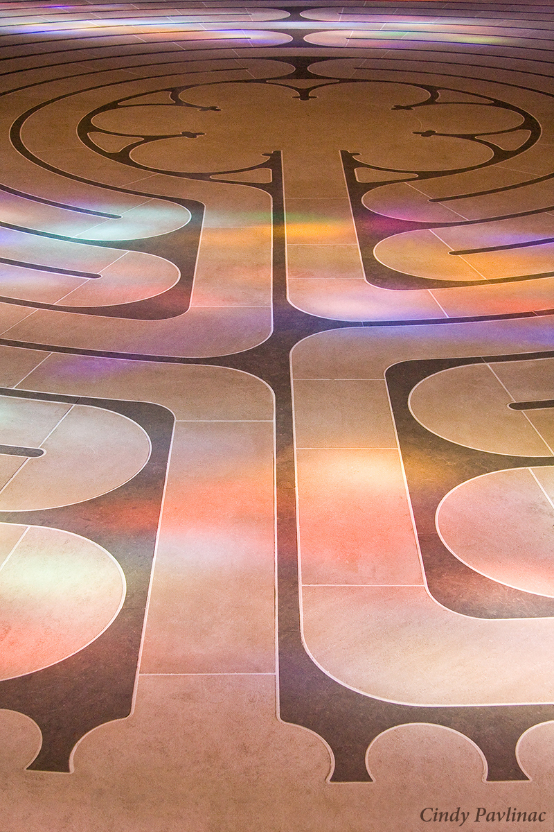 LABYRINTH ENTRANCE, Grace Cathedral, San Francisco