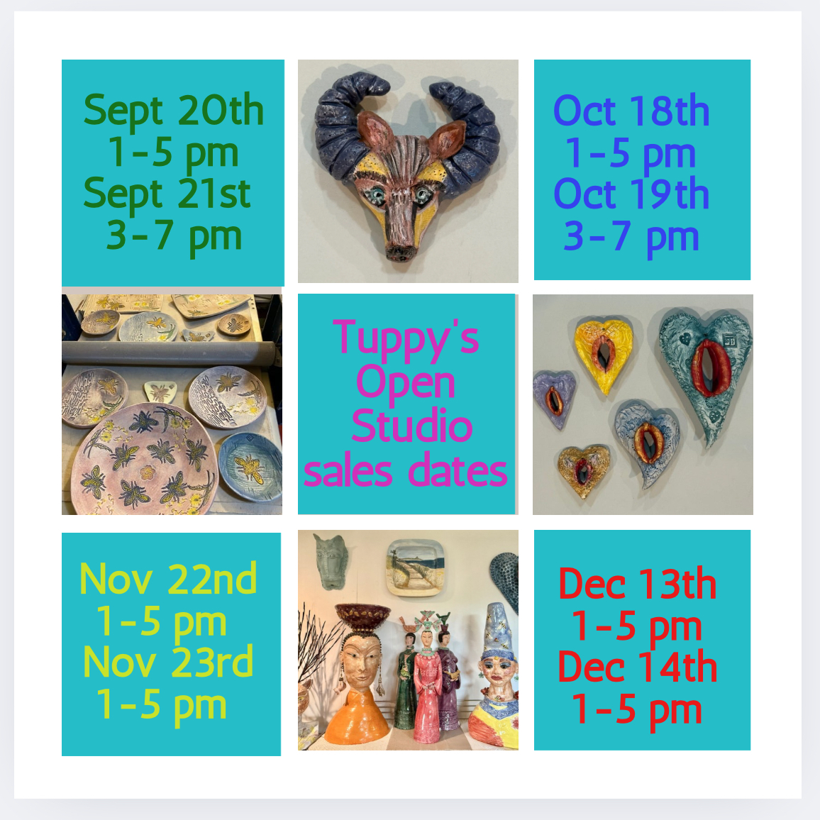 Ceramic Studio Sale - September