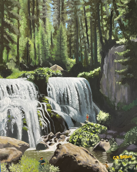 McCloud River, Middle Falls