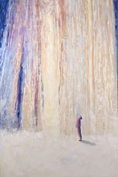 48 x 72 oil paint and cold wax on canvas