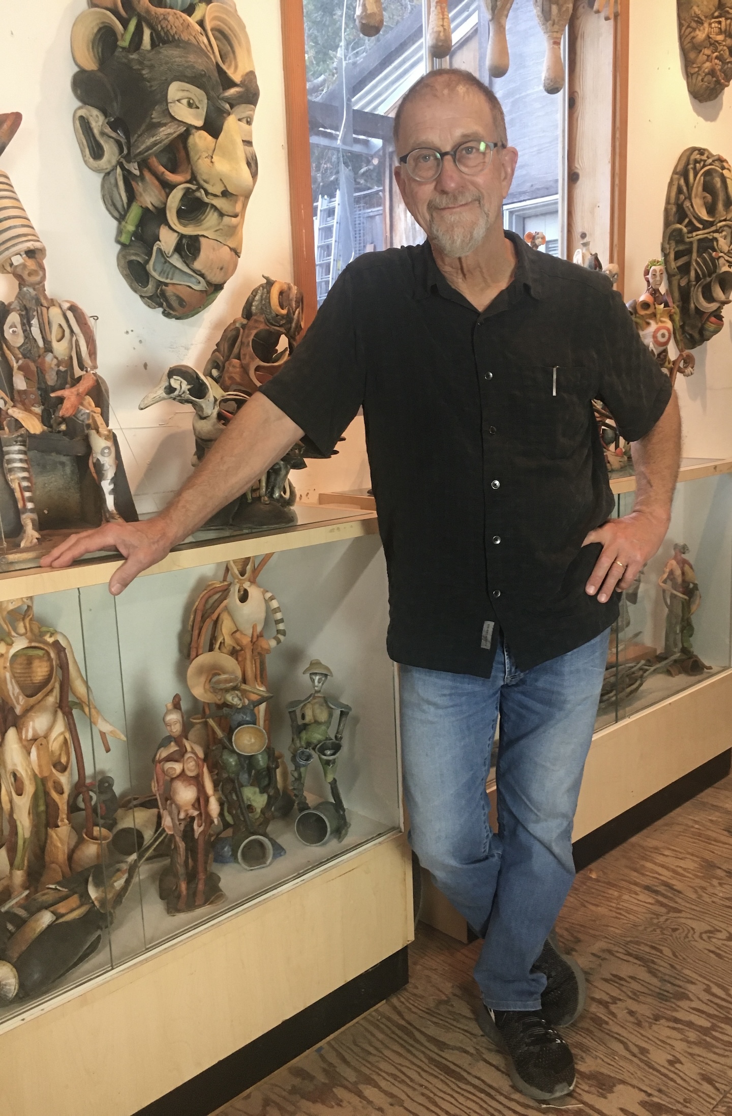Bill Abright in his studio Gallery