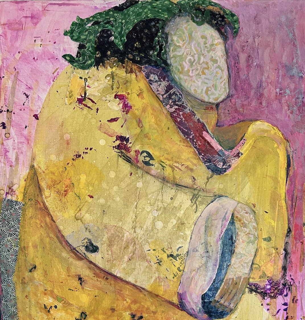 Yellow and Pink Composition