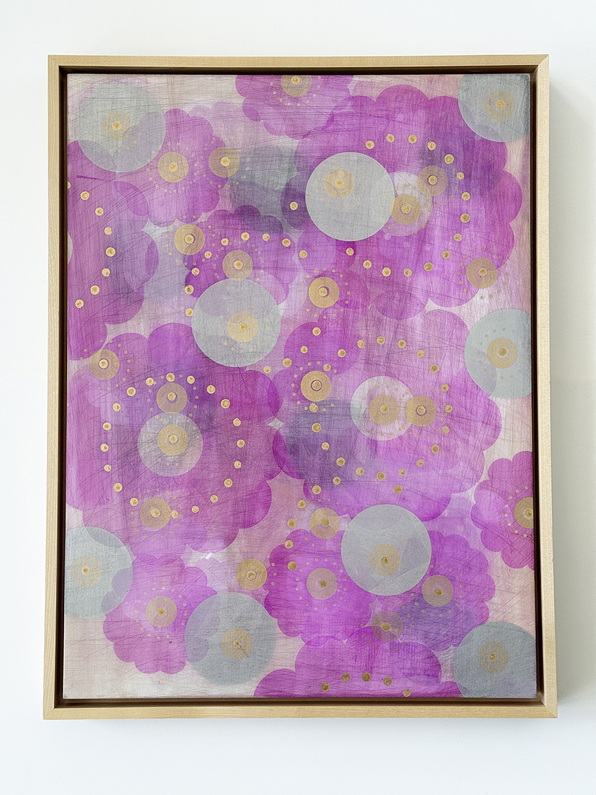 Dolly in Vibrant Violet 18” X 24”